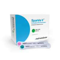 Sparkle V 5% Sodium Fluoride Varnish w/Xylitol, Mint 120pk (Hu-Friedy)