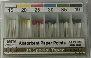 Point Color Coded Bulk .04 #55 Taper Spill Proof 60pk (Meta)