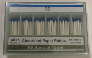 Paper Point Color Coded Bulk .06 #4580 Taper Spill, EXPIRES 05/26 Proof 60pk (Meta),