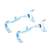 Cheek Retractor Intraoral Autoclavable T/D Large Clear 2pk (Plasdent)