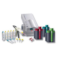 Imprint 3 Quick Step, Heavy Body, Refill, Package of 4 x 50ml Garant Cartridges HB, 20 Mixing Tips Green.