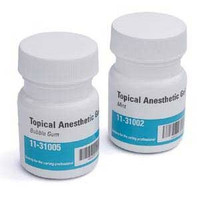 Topical Gel, Bubble Gum Flavor, Anesthetic Benzocaine 20%, 1oz Jar.