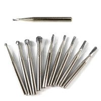 Midwest Style FG #332, pear shaped carbide bur, Package of 100.