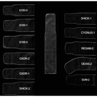 X-Ray Sensor Sleeve for Gendex/XDR Size 2, Clear Plastic.