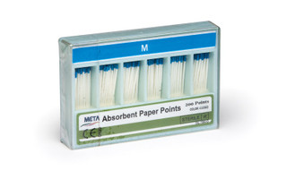 Paper Point Absorbent Color Coded Bulk XX-Fine 200pk (Meta)