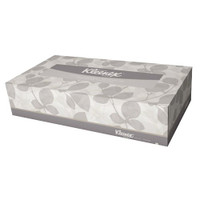 Kleenex White 2 ply Facial Tissues 9" x 8", 100 Tissues