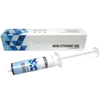 Acid Etch Gel, 70gm Syringe, Blue, Jumbo, 37% Phosphoric Acid, 5 pack of 70gm Syringe *FREE Shipping by Pricenex*
