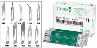 Surgical Blade #15 Stainless Steel Sterile 100pk (Miltex)