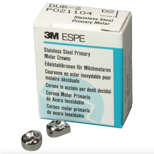 Nichro SS Primary Molar Crown EUR-6, 5pk (3M) Nichro SS Primary Molar Crown EUR-6, 5pk (3M)