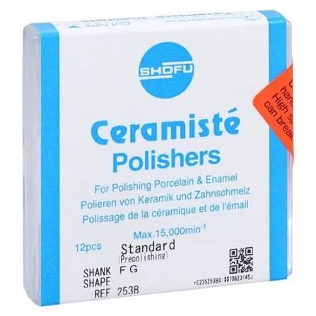 Ceramiste Polisher Midi-Point, Standard FG Shank 12pk (Shofu) Ceramiste Polisher Midi-Point, Standard FG Shank 12pk (Shofu)