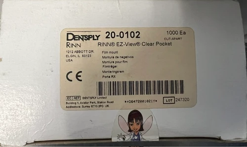 EZ-View Pocket Mounts Universal Clear Cut-Apart 1000/Bx (Rinn)