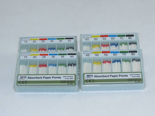 Paper Point Bulk #15 (White) Iso Spill Proof 200pk (Meta)