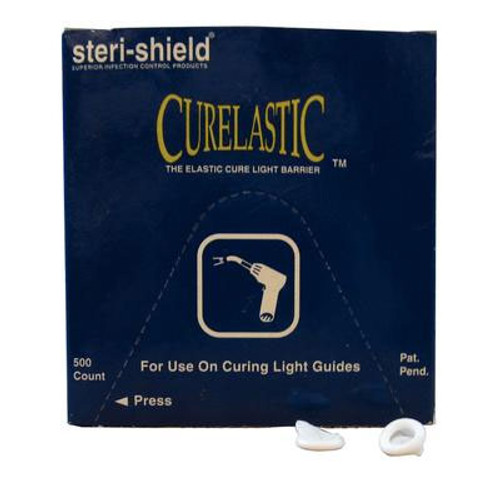 Steri-Shield Curelastic Cure Light Barriers, fit guides 8 -10 mm, 500/box.