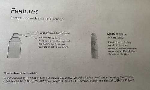 Multi Spray for Handpiece Maintenance 420ml/Can (J.Morita)