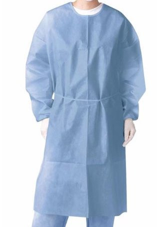 Blouses D'isolation Médicale Bleues 40 GSM - Tailles L/XL/XXL, Qualité Spunbond, Neuves