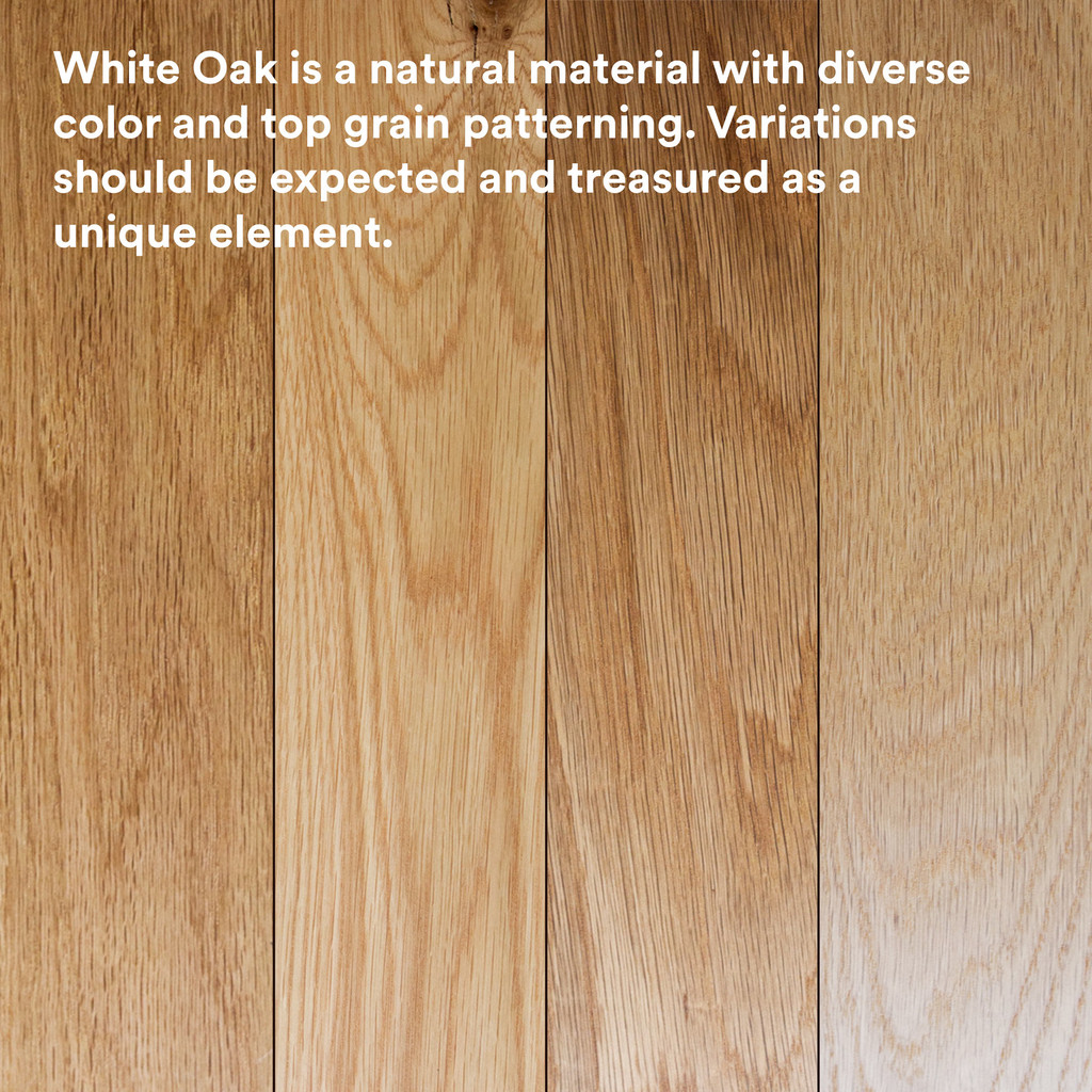 Aksel White Oak Floating Shelf