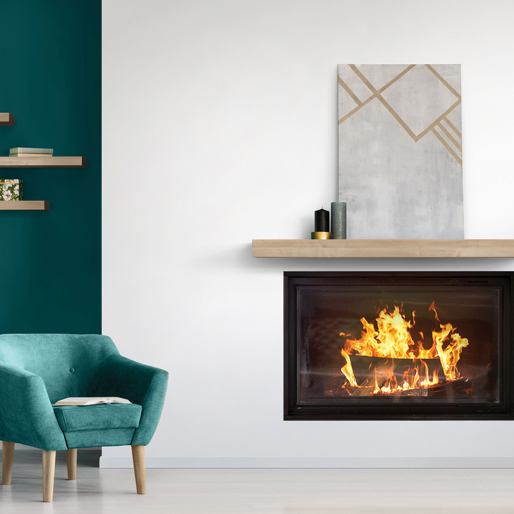 Glenn Maple Floating Mantel