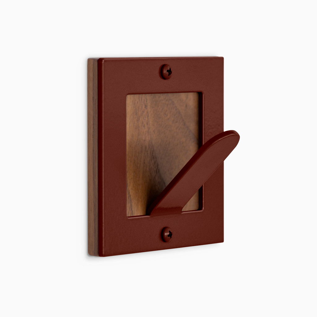 Shingle Square Wall Hook + Hardwood