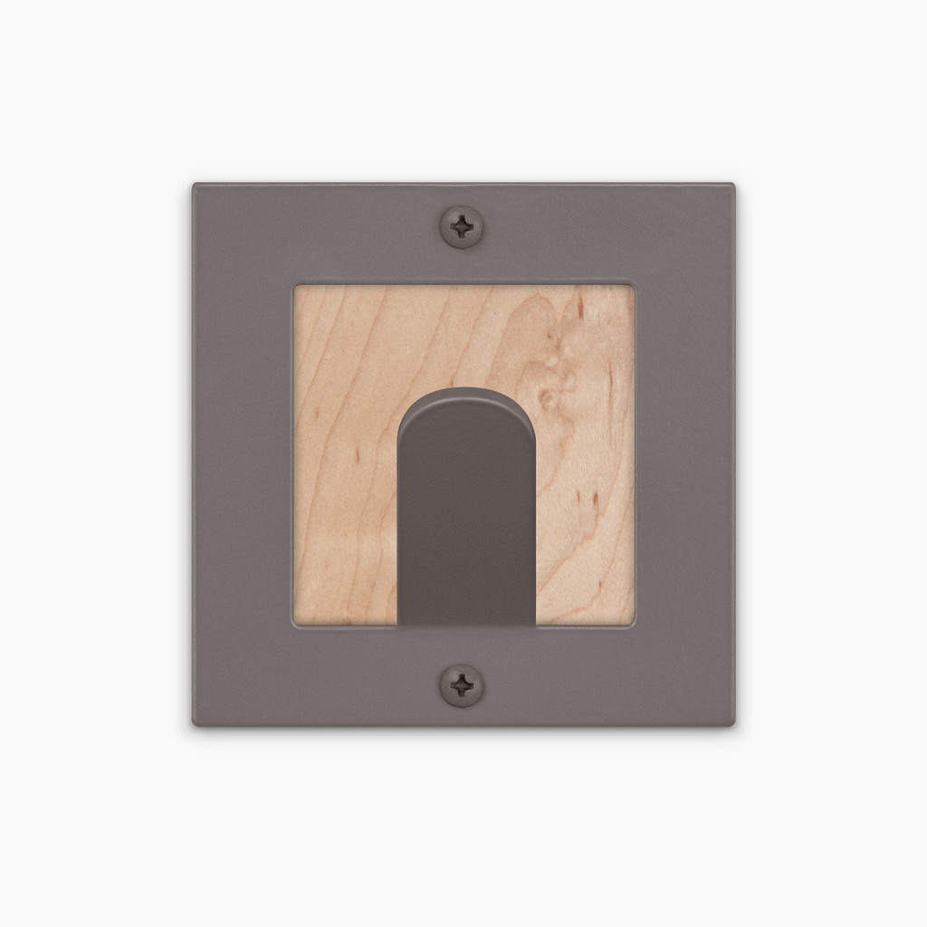 Shingle Square Wall Hook + Hardwood