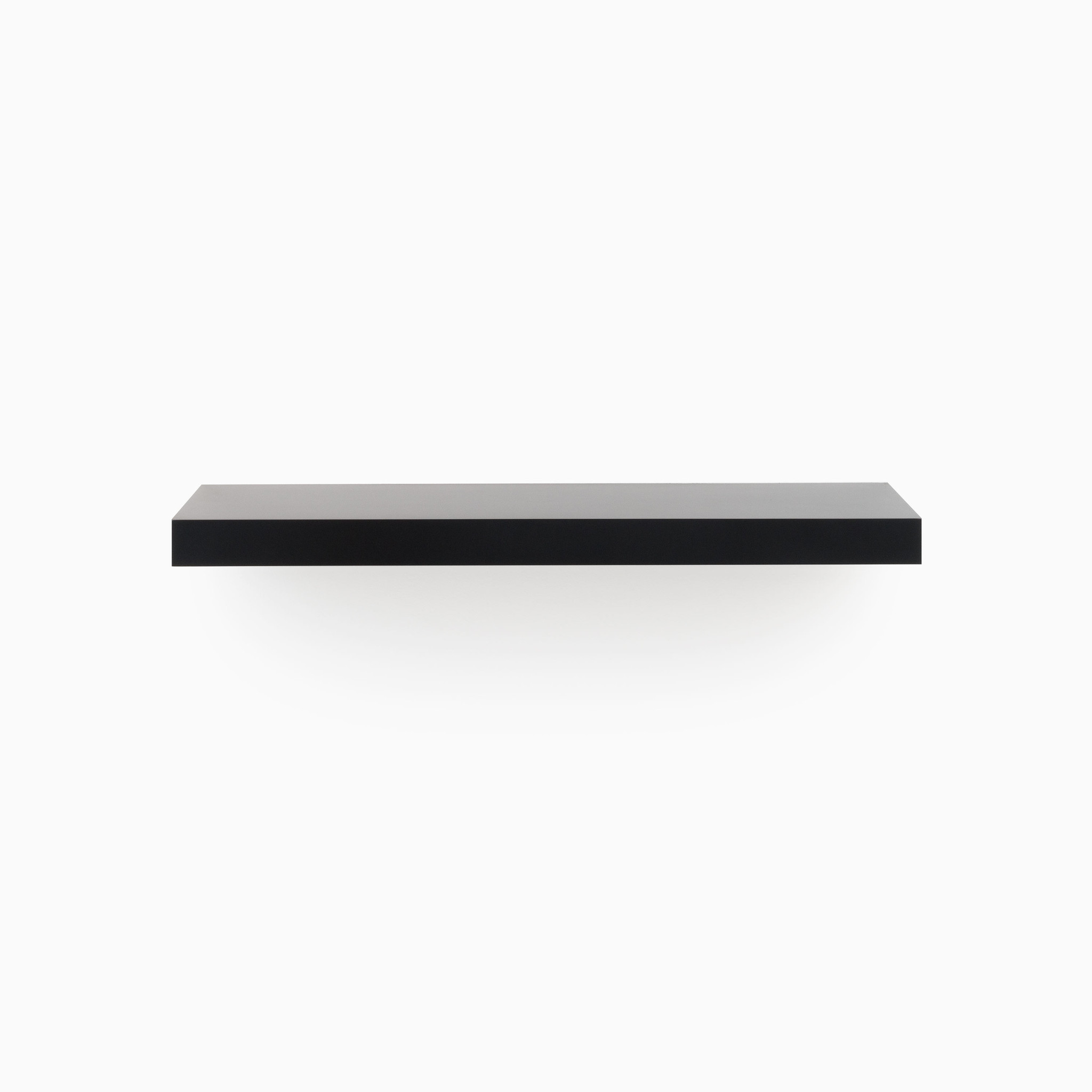 Black Floating Shelves Set of 2, 12 Inch Command Strip Shelf for Bedroom,  Kitche