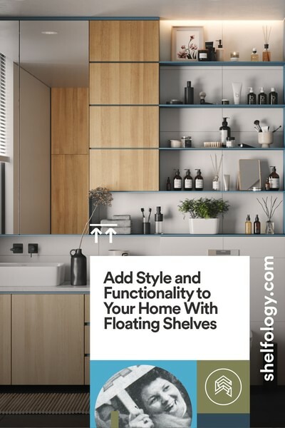 add style and functionality to your home with floating shelves