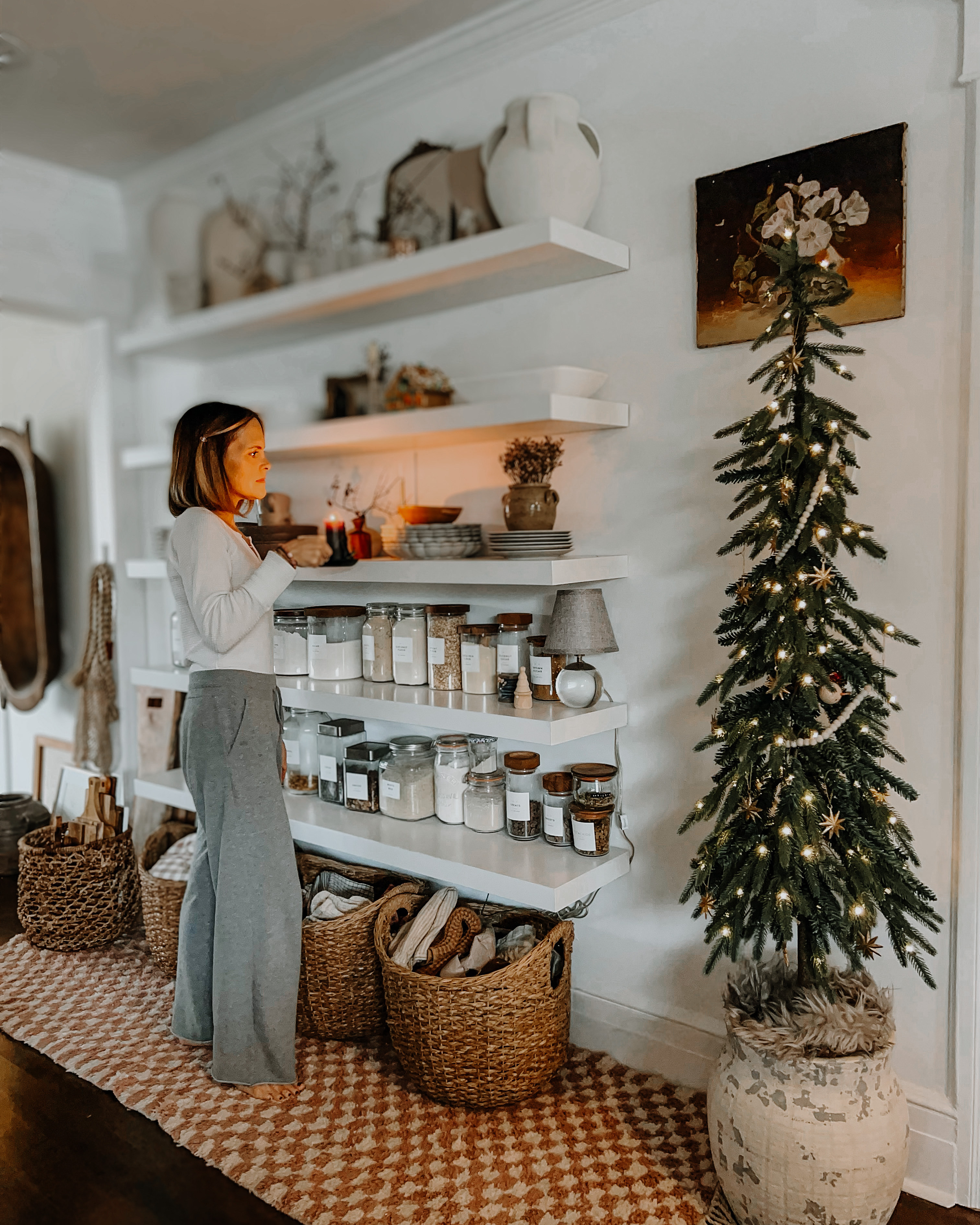 Display your way with open shelving.