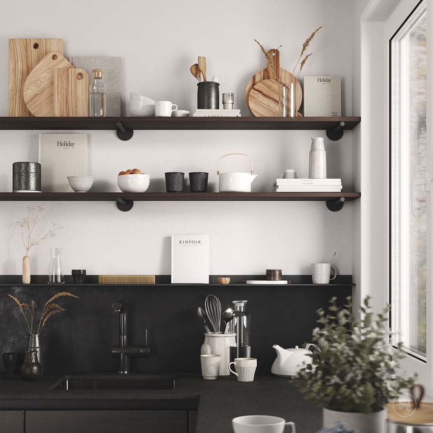 Choosing the Right Floating Shelf Style: Contemporary