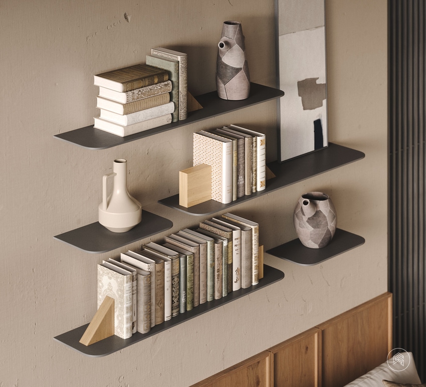 Design Ideas for Wall-Mounted Floating Shelves