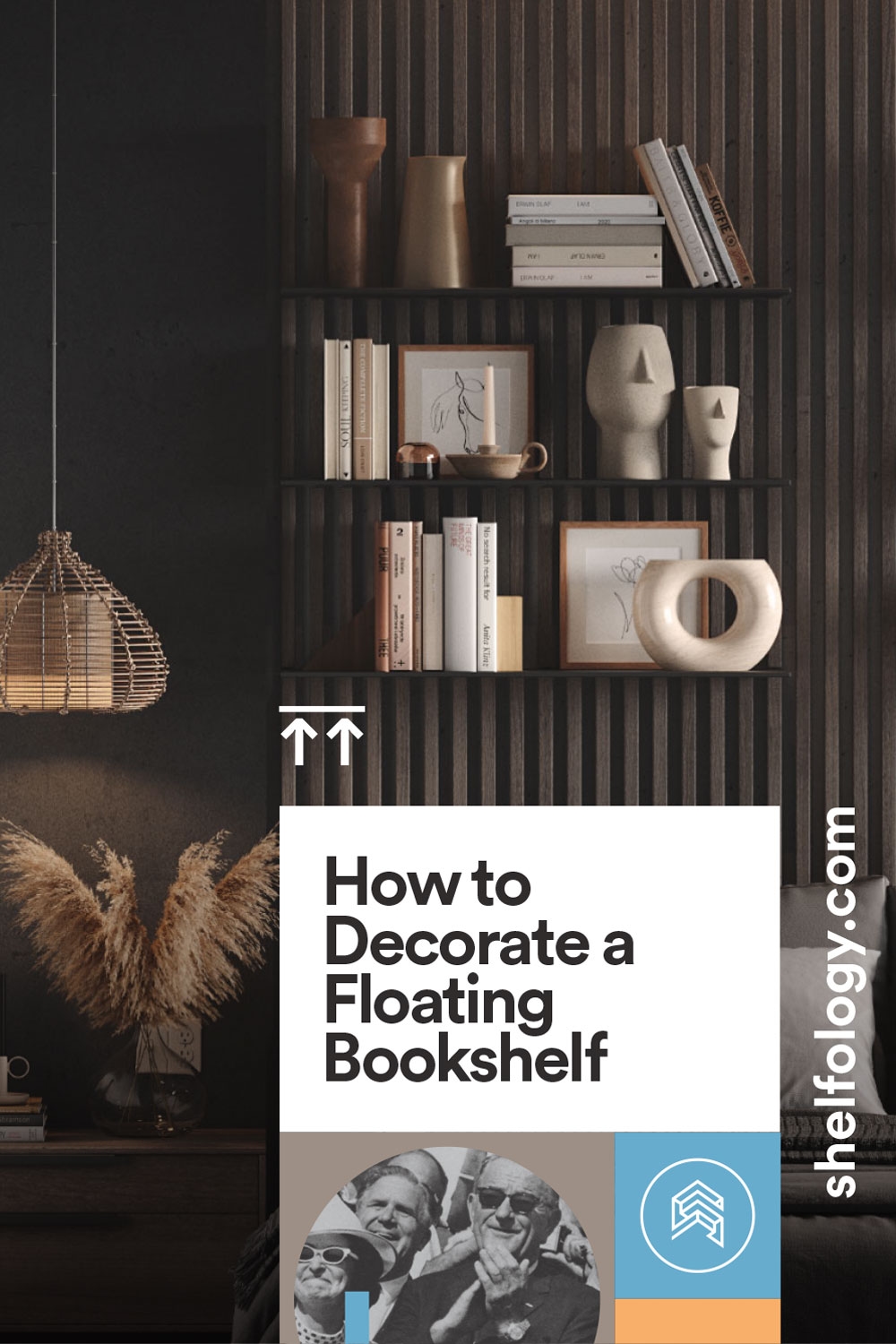 How to Decorate a Floating Bookshelf