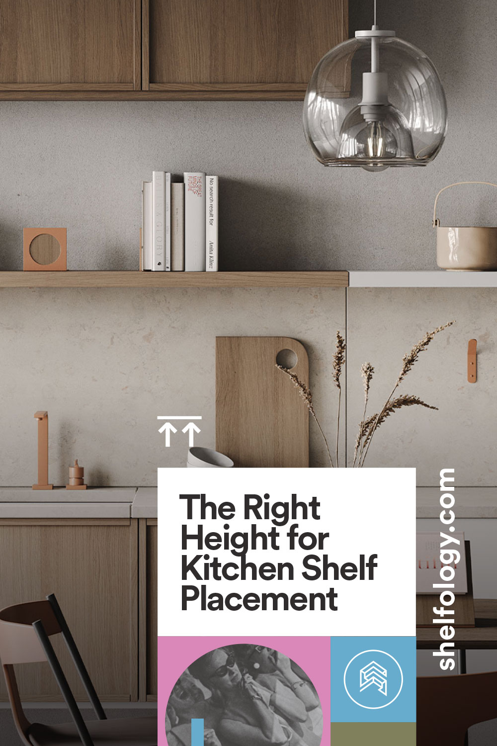 Shelology Pinterest The Right Height For Kitchen Shelf Placement 