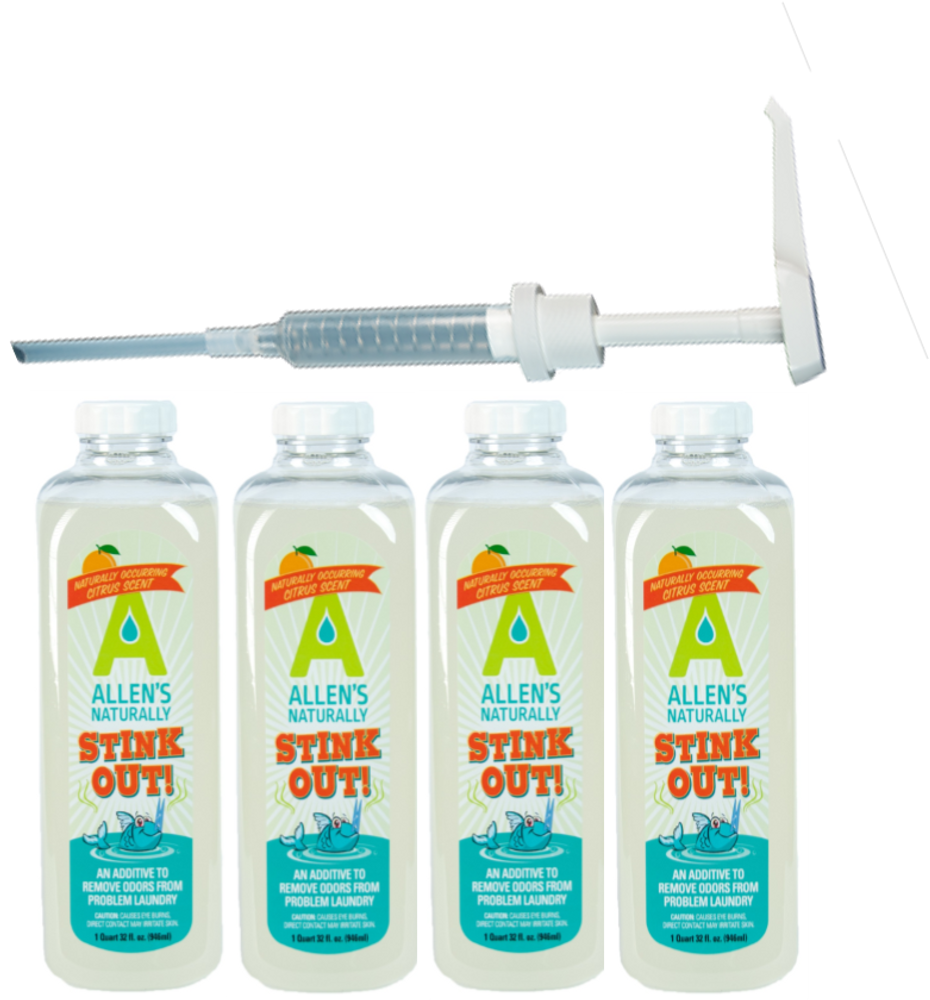 Stink Out Bundle 128 Oz Pump Allen S Naturally