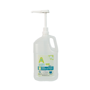 Allen's Naturally dispensing pump will dispense 1/4 oz and 1 oz all-in-one.  Highly recommended for use with HE machine or standard machine.

The pump is $4.95 when purchased in conjunction with the gallon and $5.50 when purchased separately.