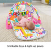 Fisher-Price Deluxe Kick 'n Play Piano Gym, Pink