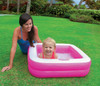 Intex Square Baby Pool - Pink