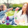 BubblePlay 64-Ounce Bubble Solution - Includes Big bubble Wand and Easy Pour Funnel, Works with Bubble Machines-for Weddings, Birthdays and Outdoor Events Hours of Fun For Kids (Bottle Color May Vary)