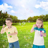 BubblePlay 64-Ounce Bubble Solution - Includes Big bubble Wand and Easy Pour Funnel, Works with Bubble Machines-for Weddings, Birthdays and Outdoor Events Hours of Fun For Kids (Bottle Color May Vary)