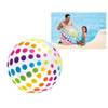 Intex Jumbo Inflatable 42" Giant Beach Ball - Crystal Clear with Translucent Dots, 1 Pack