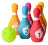 Playkidz Soft Baby Bowling Set 7-Piece Soft Bowling Game for Boys & Girls w/ Colorful Numbered Pins & Ball Safe, Great Toy for Indoor or Outdoor Birthday, Toddler & More Ages 18M+