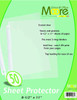 Moore Sheet Protectors, Holds 8.5 x 11 inch Sheets, Clear, Reinforced, Fit Standard 3 Ring Binders, Acid-Free, Archival Safe for Documents and Photos (50 Sheets) (2119)