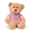 GUND It's a Girl T-Shirt Teddy Bear Stuffed Animal Plush in Pink, 12"