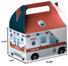 Hammont Ambulance/ Hatzalah Paper Treat Boxes - Container Goodie Boxes Cute Designs Perfect for Parties and Celebrations 6.25" x 3.75" x 3.5" (10 Pack)