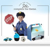 Hammont Police Paper Treat Boxes - 6.25" x 3.75" x 3.5" (10 Pack)