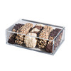 Lucite Plastic Storage Organizer Box - Best for Organizing Beauty Products and Accessories 6.3''x3.94''x1.97'' (2 Pack)