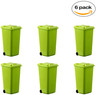 Green Toy Garbage Cans for Fun Playing- Cute Garbage Can 6 Pieces /Set - Used for Holding Pencils, Novelty and Party Favors 4.75x 3x 6.25-by Hammont