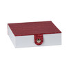 Burgandy Gift box with Snap Closure 5.9"x5.9"x1.8"(3 pack)
