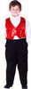 Kids Red Sequin Vest By Dress Up America