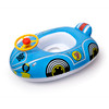 Aquablu Inflatable Race Car Cool Summertime Swim Seat & Float Toy for Pool Beach Lake Bay & More Exciting blue Racer Steering Wheel & Solid Bottom for Toddlers Ages 1-2 Years