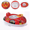 aquablu Inflatable Red Race Car Cool Summertime Swim Seat & Float Toy for Pool Beach Lake Bay & More Exciting Red Racer Steering Wheel for Toddlers Ages 1-2 Years