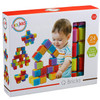 Playkidz Super Durable 24 Pcs Stacking Bristle Blocks Building Set, For Boys & Girls, Educational Fun, Great for Toddlers and Children