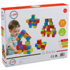 Playkidz Super Durable 24 Pcs Stacking Bristle Blocks Building Set, For Boys & Girls, Educational Fun, Great for Toddlers and Children